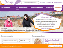 Tablet Screenshot of philadelphia.nl